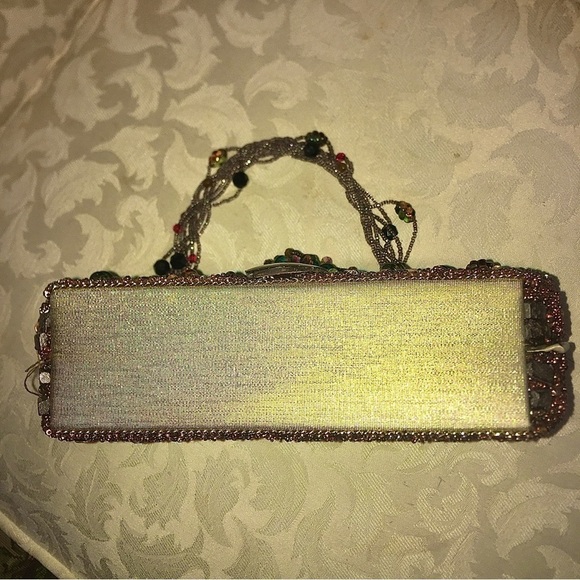 Vintage Hard Case Beaded and Jeweled Purse - Picture 5 of 9